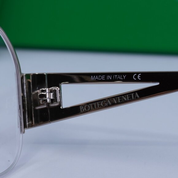 Bottega Veneta BV1067O 001 Aviator Eyeglasses 56mm – Rose Gold - Picture 7 of 10